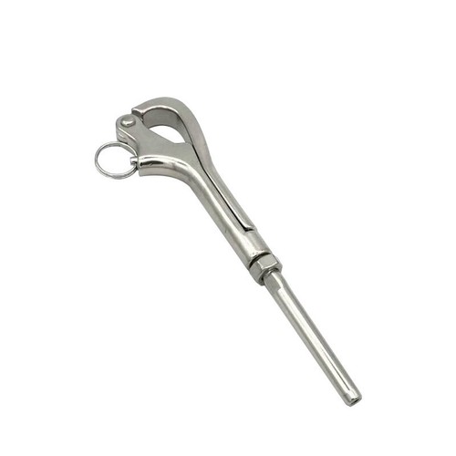 Pelican hook self - hook, self-locking